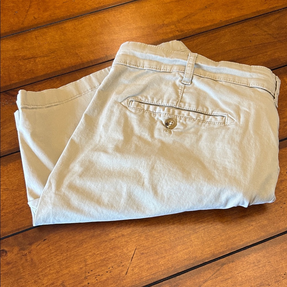 Izod Men's Beige Pencil Shorts - Picture 3 of 3